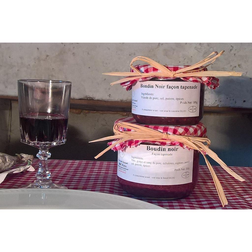 Boudin noir façon tapenade Etonnez vos invités!                  conserve 180 g