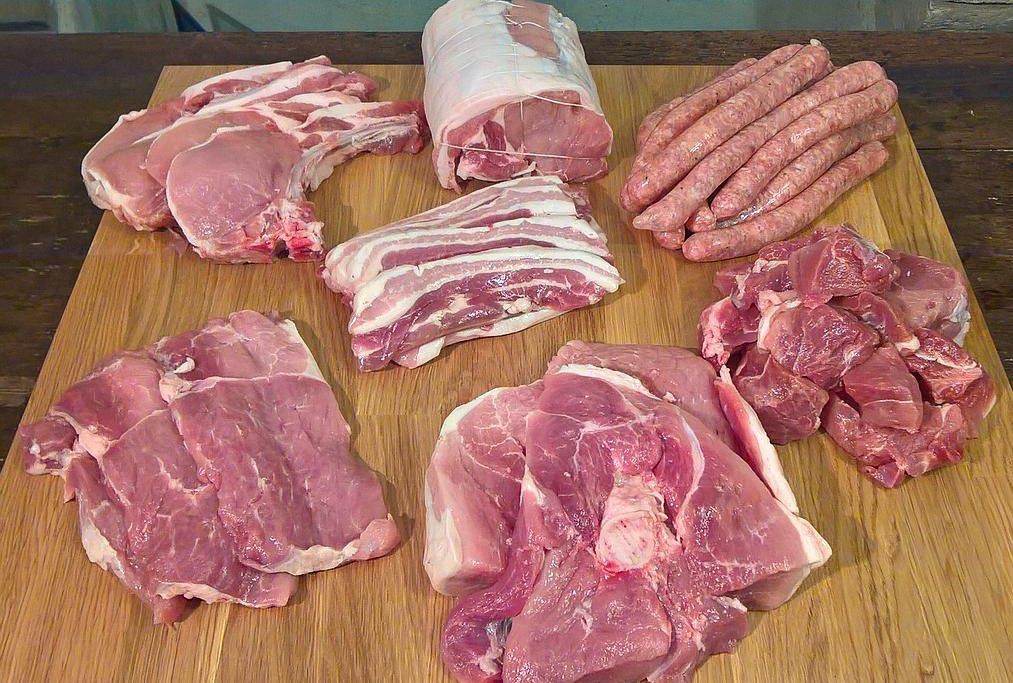 Colis de Viande de Porc élevé aux grains  10 kg Sous Vide en portions pour plus de confort!