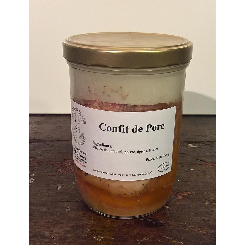 Confit de Porc - 4/6 personnes - Conserve de 750 g